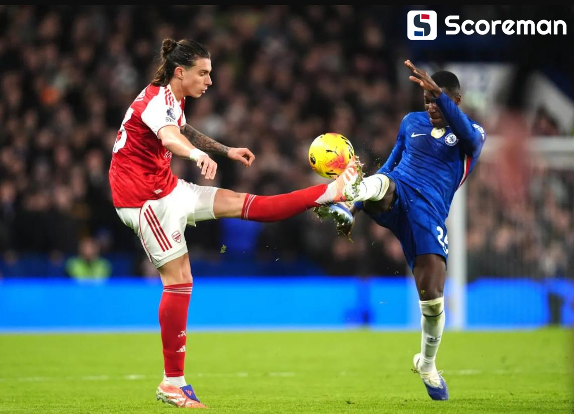 아스날, 첼시와 1-1 무승부...2위 맨시티와 5점 차